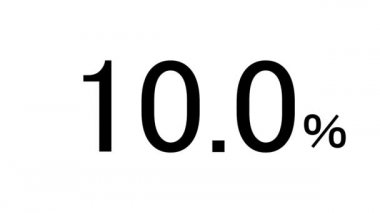 % 100 sayım yüzde animasyon hareket grafikleri