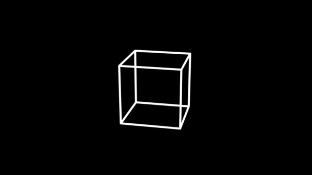 Cube Animations Animées Motion Graphiques — Video