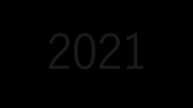 Yıl Metni canlandırma hareketi grafikleri