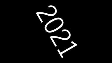 Yıl Metni canlandırma hareketi grafikleri