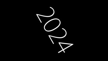 Yıl Metni canlandırma hareketi grafikleri