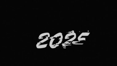 Yıl Metni canlandırma hareketi grafikleri