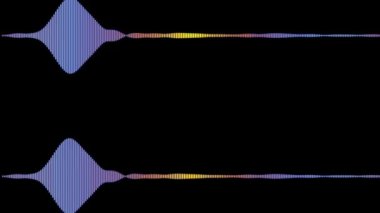 Ses Spektrumu Görselleştirici Hareketi Grafikleri Arkaplanı