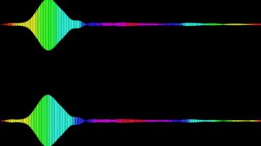 Ses Spektrumu Görselleştirici Hareketi Grafikleri Arkaplanı