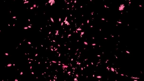 Cosmos Emergentes Gráficos Movimiento Partículas — Vídeos de Stock