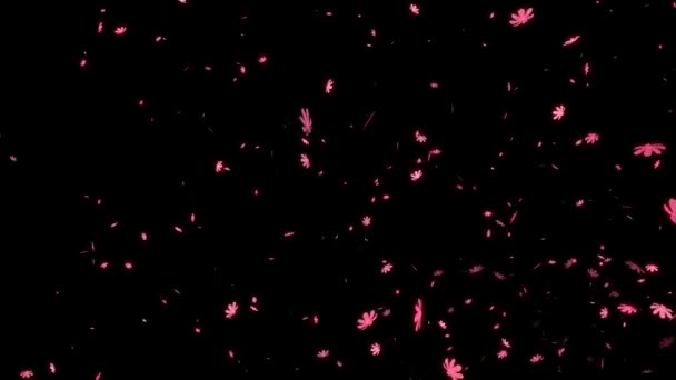Cosmos Emergentes Gráficos Movimento Partículas — Vídeo de Stock