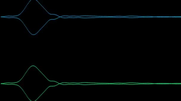 Spectre Audio Visualiseur Audio Graphisme Linéaire Mouvement Ligne — Video