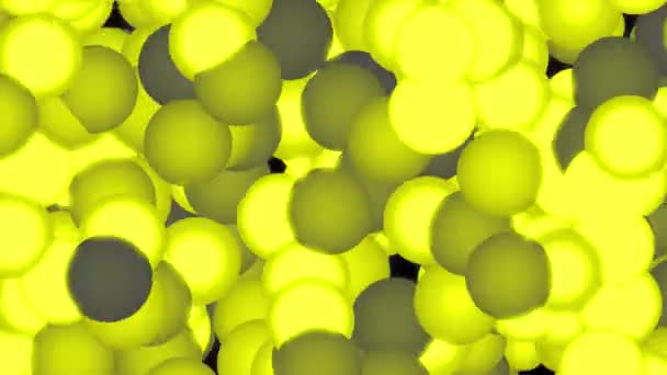 Großformat Dot Ball Moving Animation Motion Graphics — Stockvideo