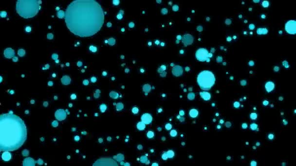 Medium Size Dot Ball Moving Animation Motion Graphics — Stockvideo