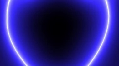 Kalp işareti aşk neon ışıklı animasyon hareketleri grafikleri