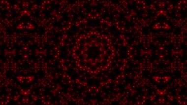 Parçacık ışığı kaleydoskop hareketlendirme grafikleri yayıyor