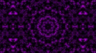 Parçacık ışığı kaleydoskop hareketlendirme grafikleri yayıyor