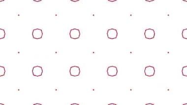 Geometrik desen beyaz arkaplan animasyon hareket grafikleri