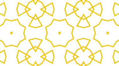 Geometrik desen beyaz arkaplan animasyon hareket grafikleri