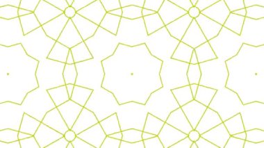 Geometrik desen beyaz arkaplan animasyon hareket grafikleri