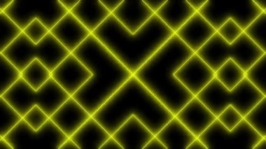 Geometrik desen siyah arkaplan renk canlandırması