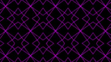 Geometrik desen siyah arkaplan renk canlandırması