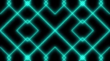 Geometrik desen siyah arkaplan renk canlandırması