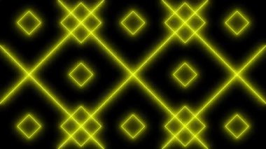 Geometrik desen siyah arkaplan renk canlandırması