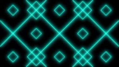 Geometrik desen siyah arkaplan renk canlandırması