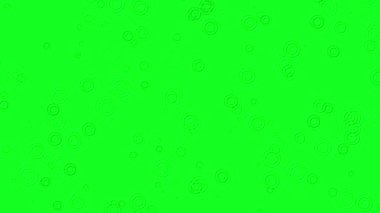 Su damlaları hareketli animasyon grafikleri