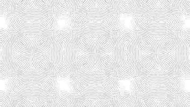 Geometrisches Muster Einfache Linie Kaleidoskop Bewegungsgrafik — Stockvideo