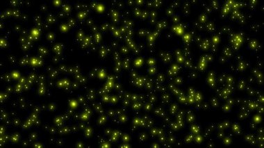 Parlayan parçacıklar Parçacık Canlandırma Grafikleri