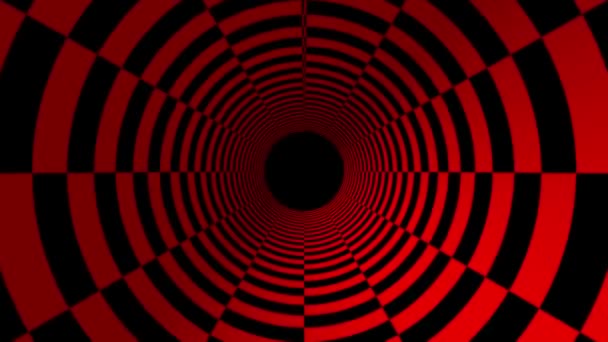 トンネルパターン前進アニメーションモーショングラフィックス — ストック動画