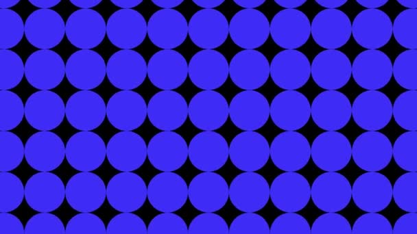 Polka Dot Achtergrond Beweging Graphics — Stockvideo