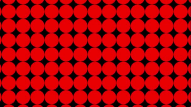 Фоновая Графика Polka Dot — стоковое видео