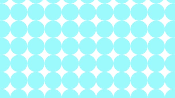 Polka Dot Bakgrund Rörelse Grafik — Stockvideo