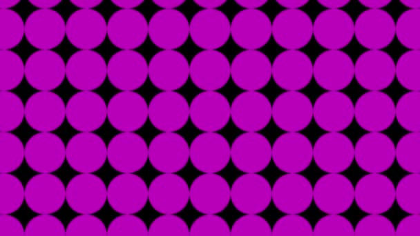 Γραφικά Κίνησης Φόντου Polka Dot — Αρχείο Βίντεο