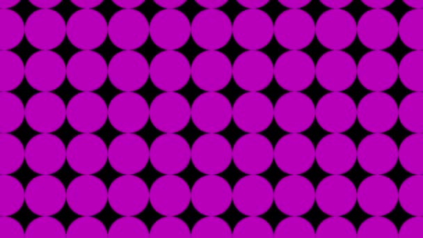 Polka Dot Sfondo Movimento Grafica — Video Stock