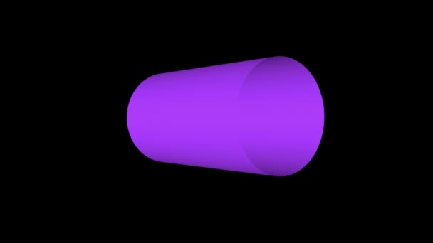Cylinder Cg动画动画图形 — 图库视频影像