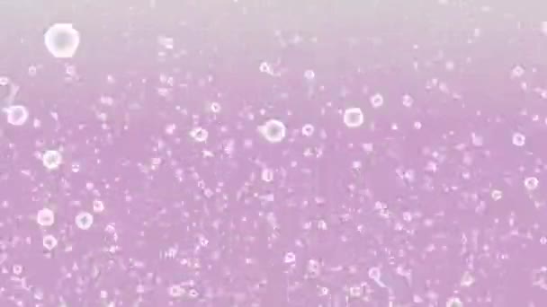 Bubble Carbonated Background Particle Motion Graphics — Stockvideo