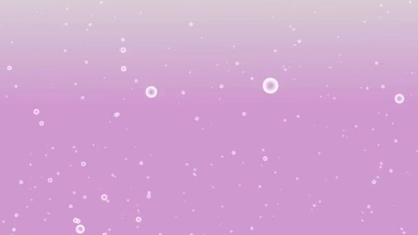 Bubble Carbonated Background Particle Motion Graphics — Stockvideo