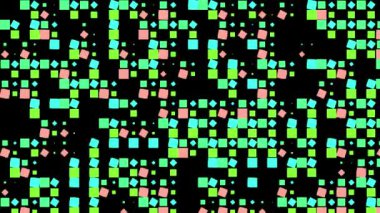 Mozaik arkaplan canlandırma hareketi grafikleri