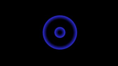 Dalga ses dalgası siyah arkaplan şekil canlandırma grafikleri