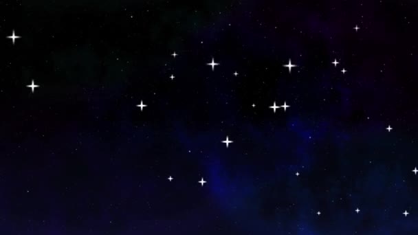 Meteor Univers Particule Animație Grafică — Videoclip de stoc