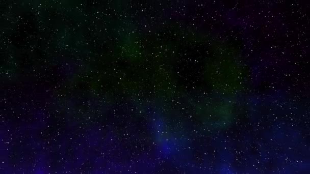Фоновая Анимационная Графика Космического Пространства — стоковое видео