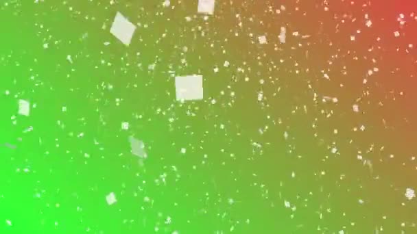 Confetti Partículas Fondo Gráficos Movimiento — Vídeo de stock