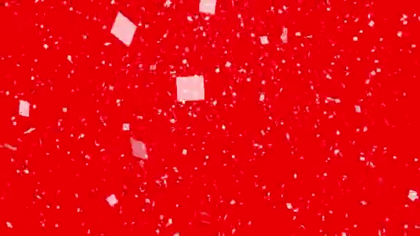 Confetti Particles Background Motion Graphics — Stock Video