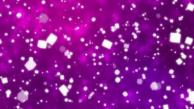 Sayısız küp parçacıkları animasyon hareketi grafikleri