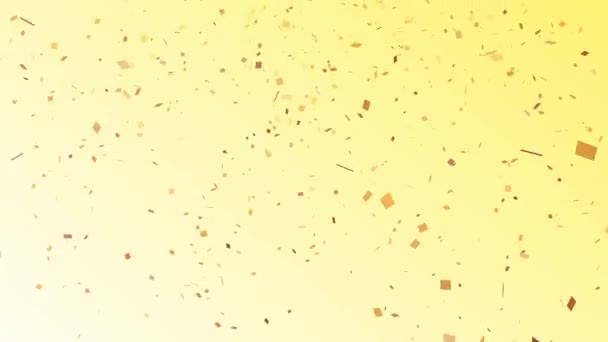 Confetti Partículas Fondo Gráficos Movimiento — Vídeo de stock