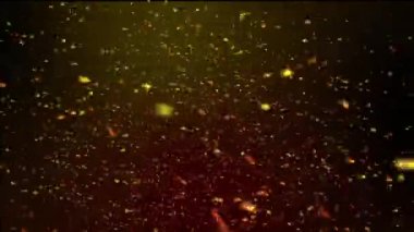 Siyah arkaplan parçacık döngüsü canlandırmasına neden olur