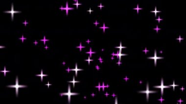 Parlak siyah arkaplan parçacık döngüsü canlandırması