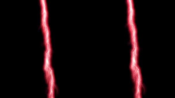 電気ショックビームアニメーションモーショングラフィックス — ストック動画