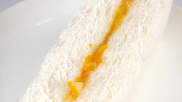 Marmalade Sandwich Video Clip — Stock Video