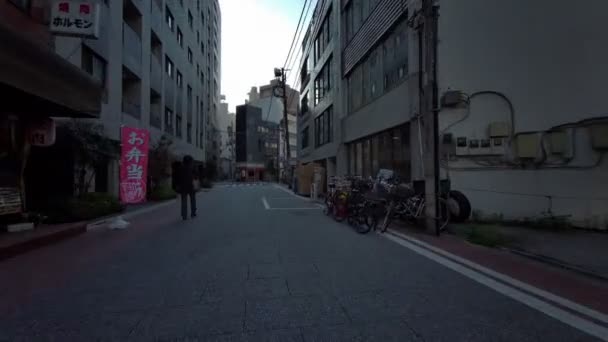 Tokio Zima Kolarstwo Wideo Klip — Wideo stockowe