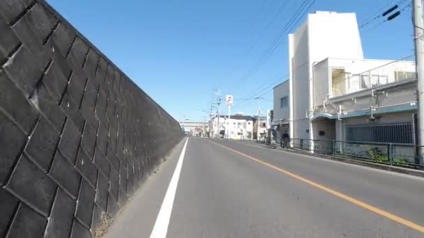 Tokio Edogawa Oddział Zima Rowerowa — Wideo stockowe